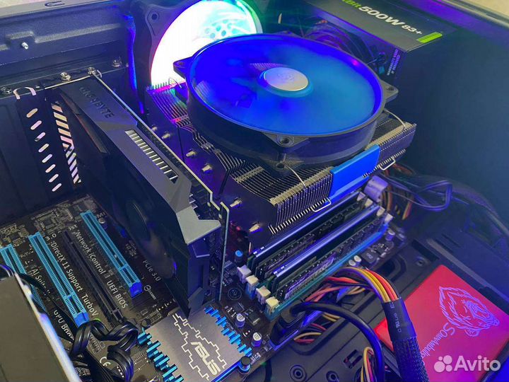 Игровой пк i7/16gb/1050ti