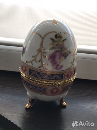Пасхальное Яйцо под фаберже шкатулка