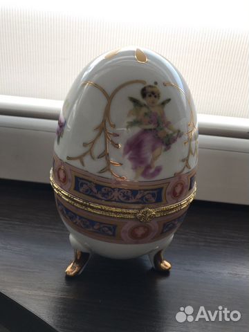 Пасхальное Яйцо под фаберже шкатулка