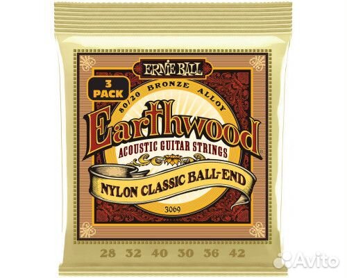Струны для классической гитары Ernie Ball 3069