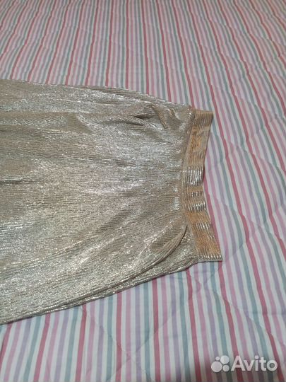 Юбка золотая