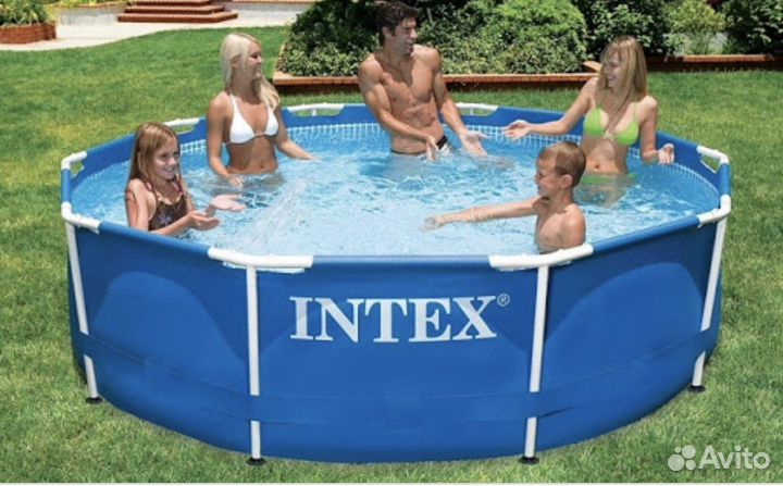 Новый. intex Каркасный бассейн
