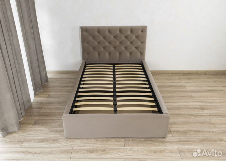 Кровать 120х200 с подъемным механизмом барокко