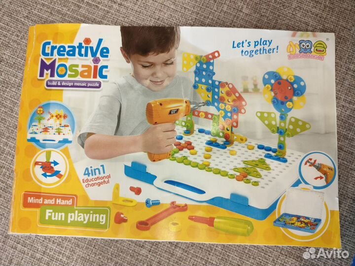 Конструктор с шуроповёртом Creative mosaic