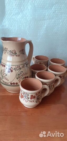 Набор для напитков глина