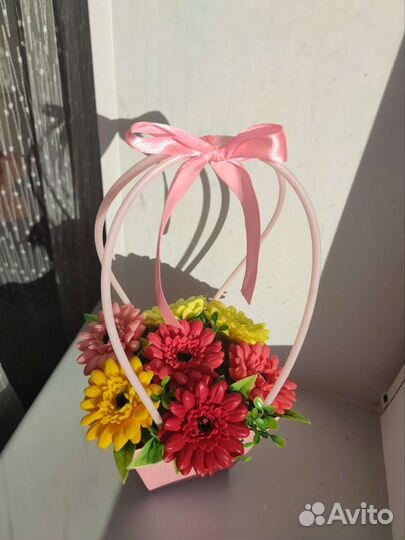 Цветы из мыла ручной работы. Мыльный букет цветов