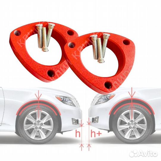 Проставки увеличения клиренса Kia