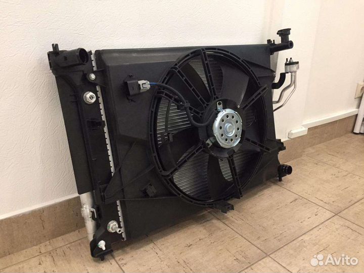 Радиатор охл+конд Киа Оптима 4 JF с 2016- нов