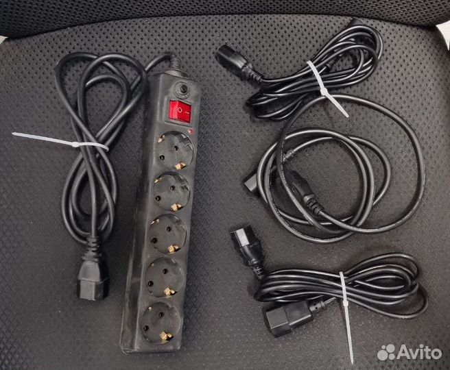 Сетевой фильтр для ибп + 3 сетевых кабеля для ибп