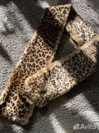 Женский шарф леопард