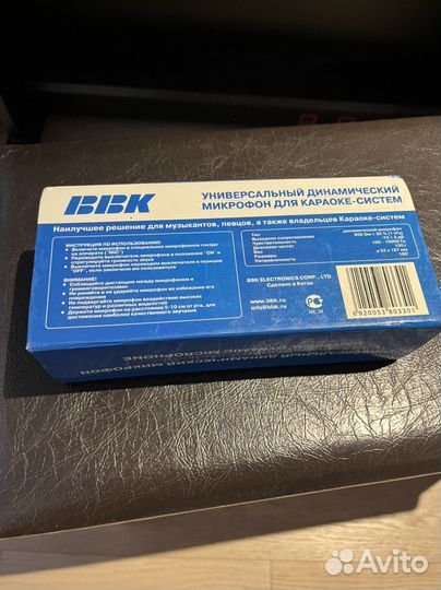 Микрофон для караоке BBK