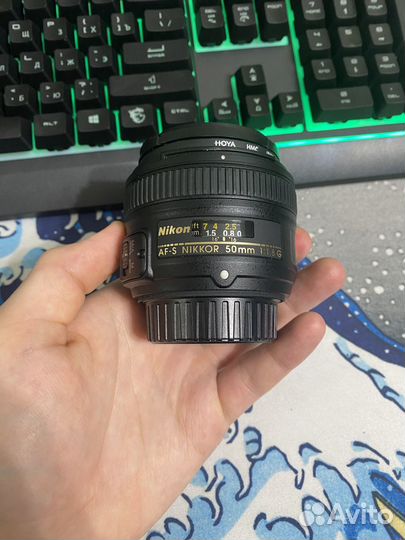 Объектив Nikon 50mm f 1.8g af s nikkor