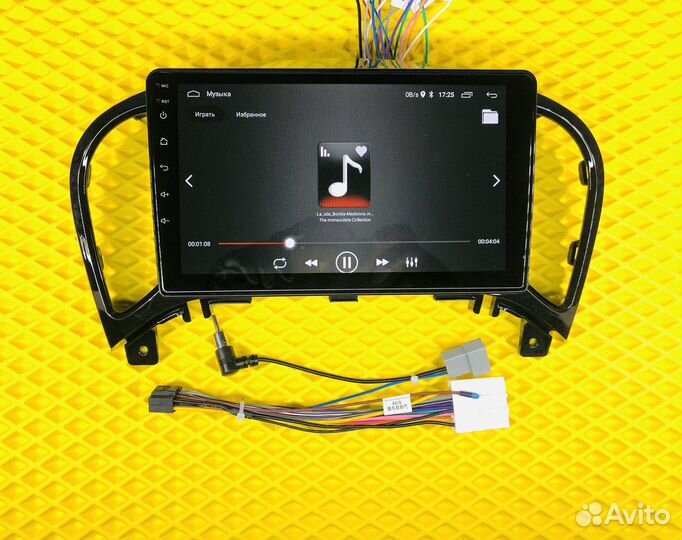 Магнитола штатная на android Nissan Juke