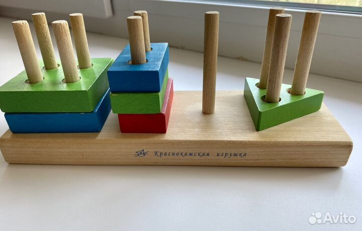 Развивающие деревянные игрушки