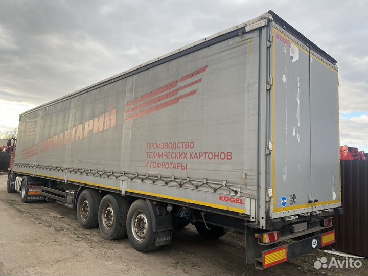 Полуприцеп шторно-бортовой Kogel SN24, 2012