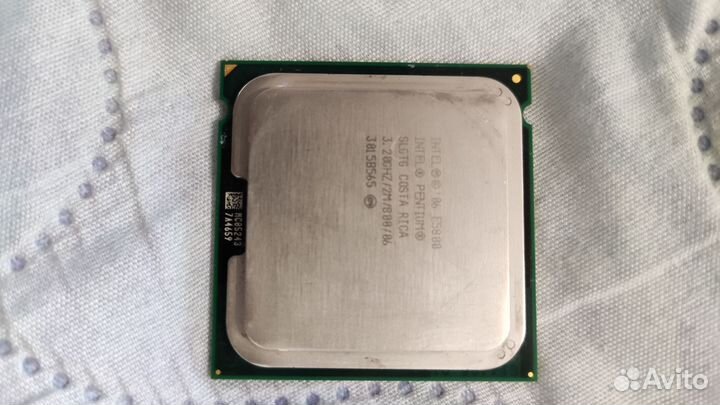 П. Intel Pentium E5800 3,2ghz