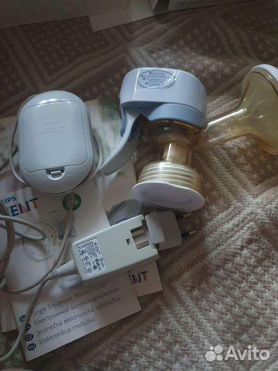 Молокоотсос avent электрический