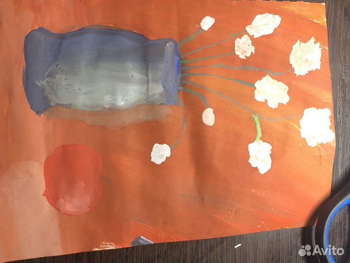 Детский Рисунок натюрморт