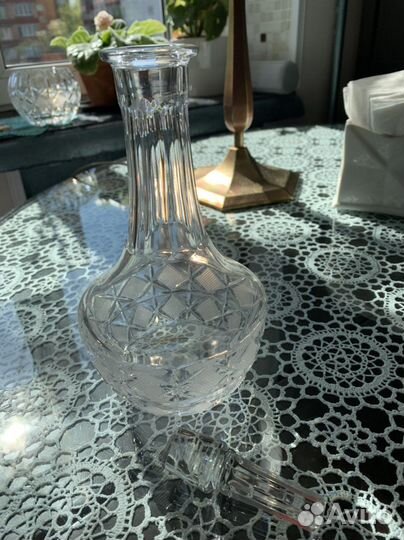 Штоф графин хрустальный
