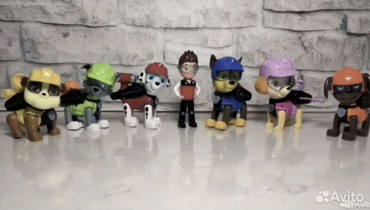 Щенячий патруль набор героев 7 штук Второе поколен