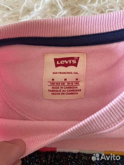 Розовый свитшот Levi's для ребенка