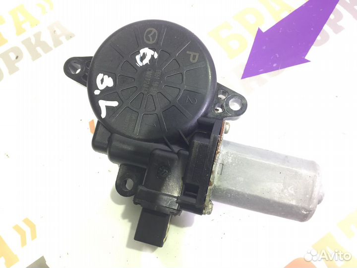 Мазда Моторчик стеклоподъемника задний левый Лев