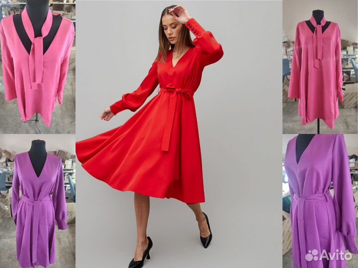 Платья оптом от 20единиц. От фабрики в Киргизии