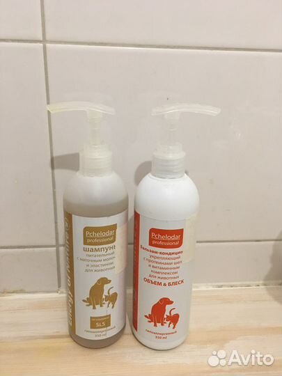 Шампунь и бальзам-кондиционер Pchelodar