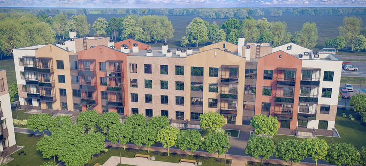 2-к. квартира, 58,5 м², 1/5 эт.