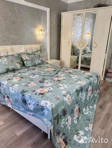 Постельное белье евро с одеялом