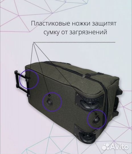 Сумка на колёсах