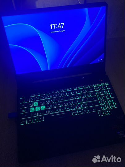 Игровой ноутбук asus TUF gaming
