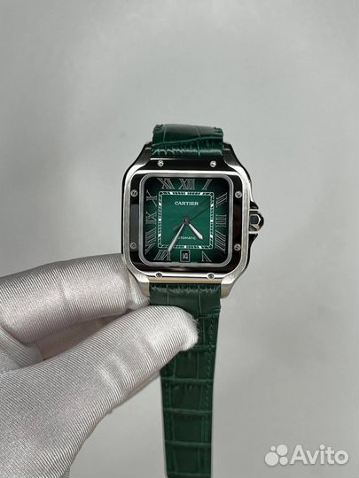 Часы Cartier Santos de Cartier 40 mm Green