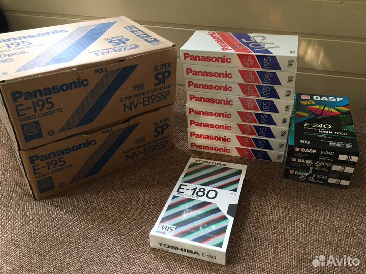 Видеокассеты новые запечатанные