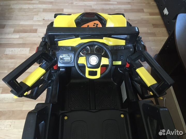 Электромобиль kreiss джип 4x4 полный привод