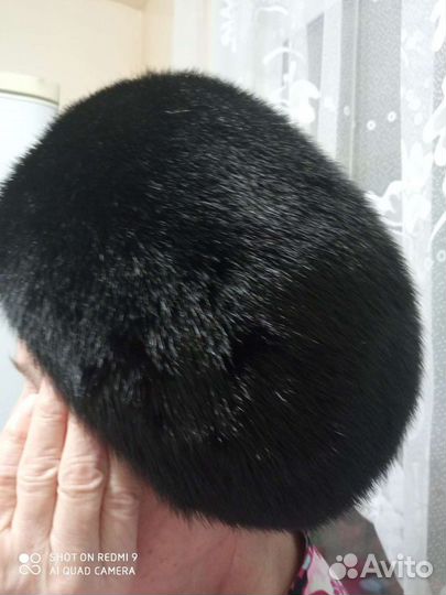 Шапка норковая женская
