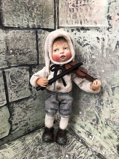 Ватные елочные игрушки