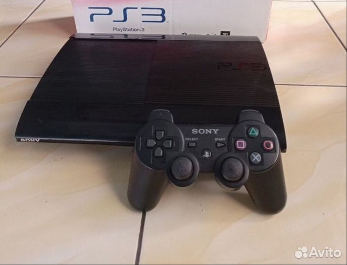 Sony ps3 super slim + много топ игр