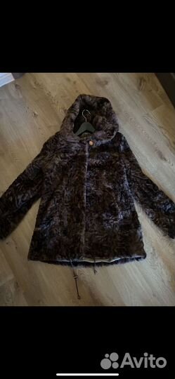 Полушубок каракулевый мутон новый