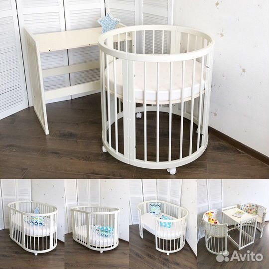 Детская кроватка трансформер 7 в 1