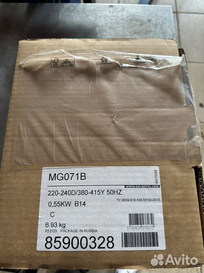 Электродвигатель 220-240D/380-415Y арт.85900328