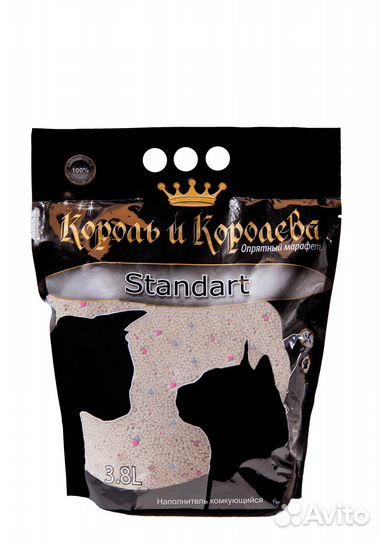 Наполнитель бентонитовый с цветн. силикагелем 3,8л