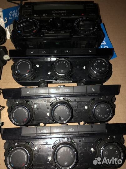 Блок управления отопителем Skoda