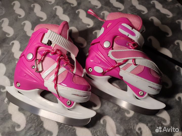 Коньки детские раздвижные (размер 31-34)