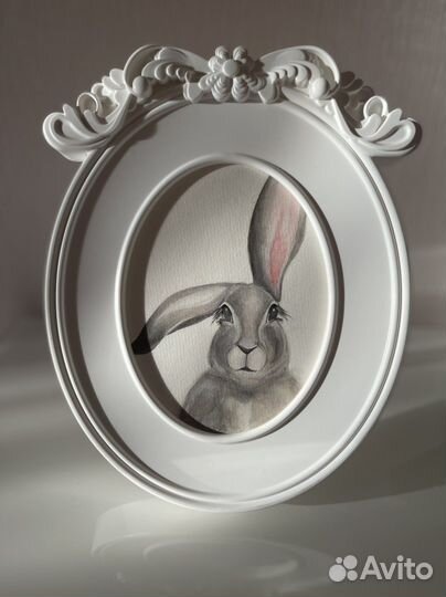 Акварельный рисунок. «Заяц»