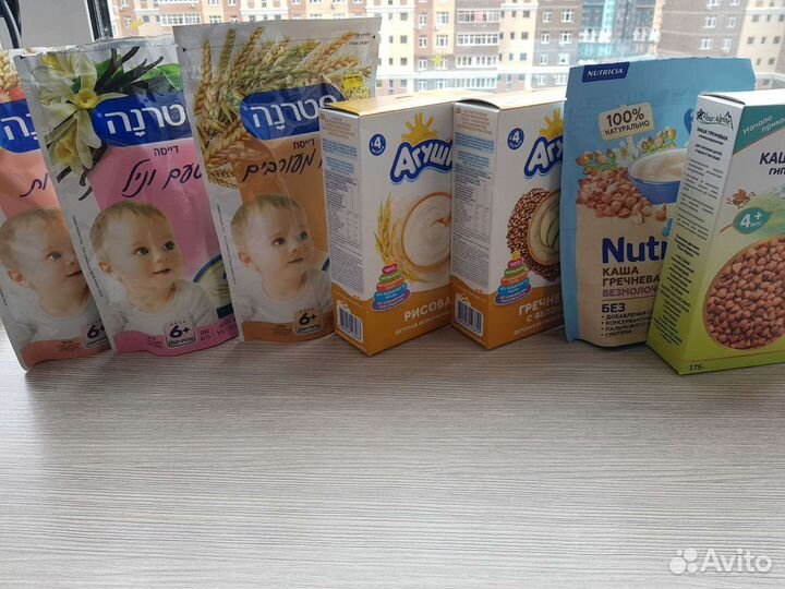 Детские каши безмол.,fleur alpine,матерна,агуша