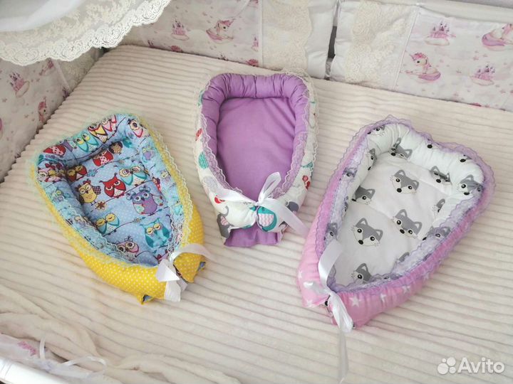 Гнездышко-кокон для кукол до 45 см