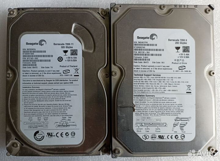 HDD диски на ремонт и запчасти