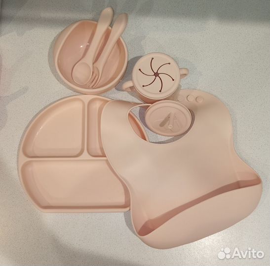 Силиконовая посуда для малышей