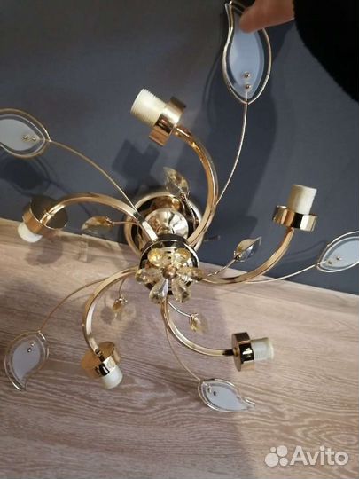 Люстра потолочная бу